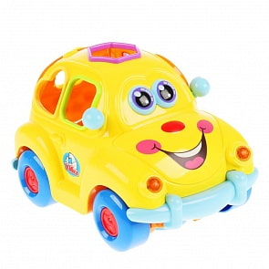 Развивающая машинка-сортер 20 песен из м/ф, 6 ярких блоков-сортеров, световые эффекты (Умка, HL516-R)