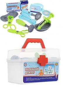 Игровой набор Маленький доктор, 13 предметов, в чемодане (ABtoys, PT-00495)