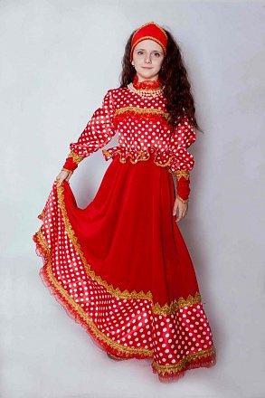 Платье нарядное карнавальное – Любава, размер 122-64 