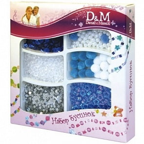 Набор бус мини «Зимняя Сказка» (Docha&Mama, 6066)