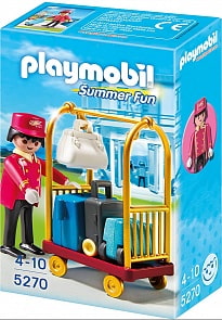 Игровой набор из серии Отель - Носильщик с чемоданами (Playmobil, 5270pm)