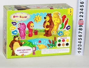 Набор для лепки Маша и Медведь™ - Рыбалка (Росмэн, 33521ros)