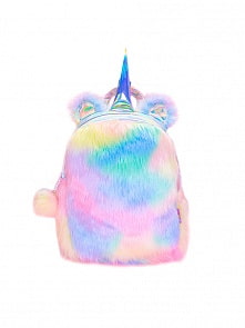 Рюкзак - Единорог с пушком, радужный перламутр (Mihi Mihi, MM06725)