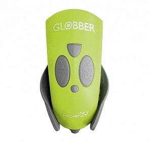 Сигнал с функцией фонарика Globber Mini Hornet, цвет зеленый (Globber, 525-106)