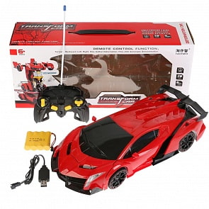 Машина-робот на р/у, свет и звук (S376-H08001)