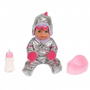 Интерактивный пупс – Сашенька, 40 см, пьет, писает, закрывает глаза, 100 фраз, стихи А. Барто (Карапуз, Y40BB-SLG-RU)