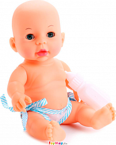 Пупс 22 см., пьет и писает, с горшком и бутылочкой (Карапуз, 29022Vsim)