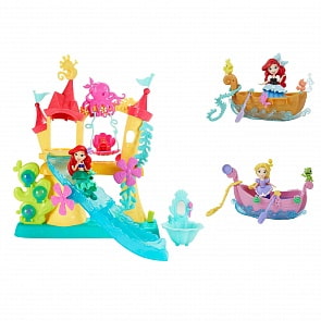 Набор Hasbro Disney Princess - Замок Ариэль для игры с водой + Принцесса и лодка (Hasbro, B5836N)