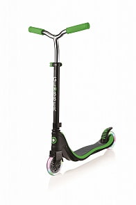 Двухколесный самокат Globber Flow 125 Lights, зеленый, светящиеся колеса (Globber, 472-106-2)