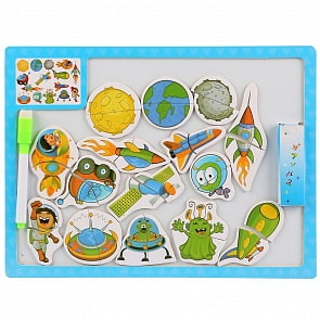 Развивающая игрушка из дерева - Магнитные картинки - Буратино (Буратино, G0122) (ассортимент)