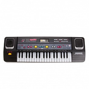 Синтезатор с микрофоном и радио – Music, 220V/ батарейки, 37 клавиш, USB-кабель (B1492327sim)