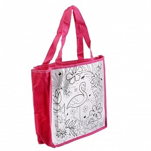 Сумочка для росписи с фломастерами и стразами – Питомцы (MultiArt, ST-1507-FL)