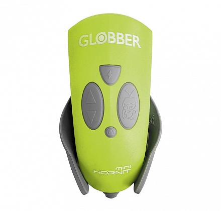 Сигнал с функцией фонарика Globber Mini Hornet, цвет зеленый 