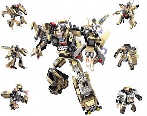 Конструктор Blockformers Connector – Терра-транскоммандер, 6 вариантов (1Toy, Т18968D)