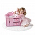 Кроватка-шкаф для кукол с постельным бельем, розовый  - миниатюра №2