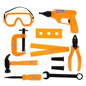 Набор строительных инструментов - Синий Трактор (Играем вместе, ZY936373-R)