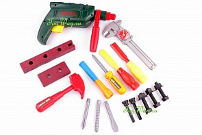 Игрушечный набор инструментов в чемодане, 20 предметов (RINZO, PT-00071)