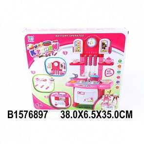 Набор игровой - Кухня, свет и звук, продукты и посуда (B1576897sim)
