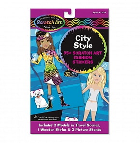 Набор стикеров Scratch Art - Городской стиль (Melissa&Doug, 5868_md)