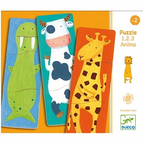 Пазл - Забавные животные  (Djeco, 01551k)