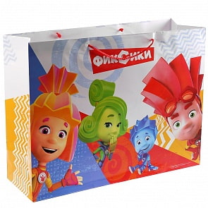 Пакет подарочный - Фиксики, глянцевый (Играем вместе, CLRBG-FIX-05-1)