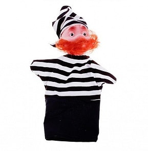 Кукла-перчатка – Пират, 28 см (Огонек, ОГ884)