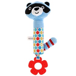 Пищалка с прорезывателем Fisher Price Енот (Умка, GH62739) - миниатюра