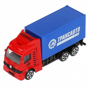 Машина Грузовик 10,5 см красный металлическая (Технопарк, 1710I148-R)