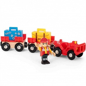 Машинка Автокар для перевозки багажа (Brio, 33893)