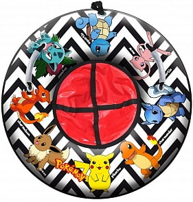 Санки надувные Тюбинг POKEMON Eevee, диаметр 87см. (RT, 6040RT)