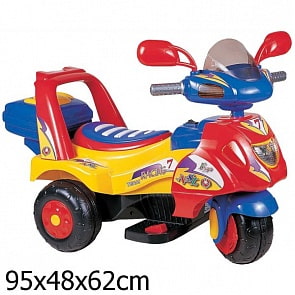 Мотоцикл Bugati на аккумуляторе, с красной спинкой (Shantou, EC-C08Bsim)