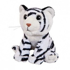 Игрушка мягкая из серии В дикой природе - Тигренок Бенгальский белый, 15 см (Abtoys, M5042)
