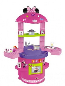Моя первая кухня Minnie, 80 см, 16 аксессуаров (Smoby, 24068)