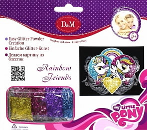 Картинка из блесток «Радужные друзья. My Little Pony» (Docha&Mama, 57934)