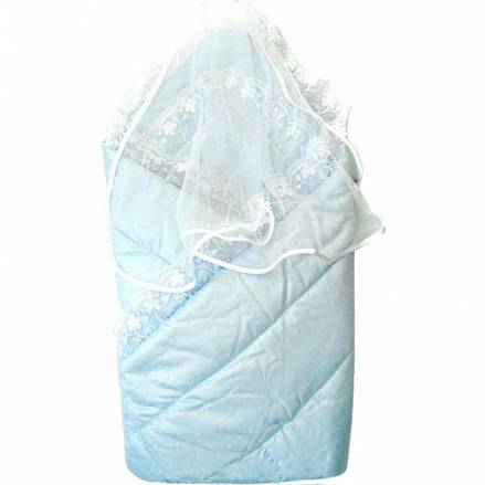 Конверт-одеяло на выписку, голубой 