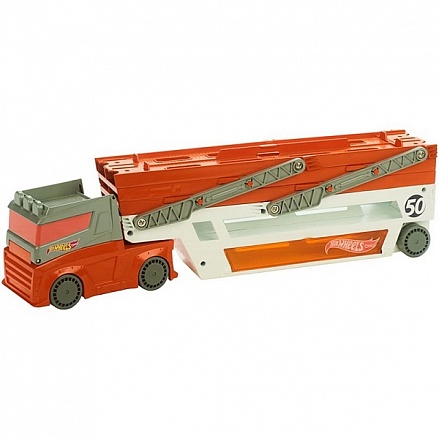 Мега-грузовик автовоз Hot Wheels Mattel, FTF68