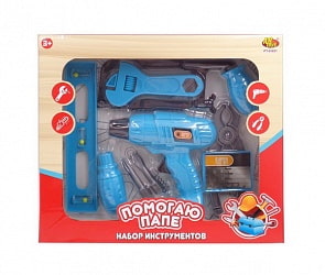 Набор инструментов с дрелью  - Помогаю папе (ABtoys,  PT-01031)