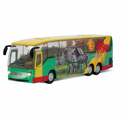  Автобус экскурсионный - Сафари-2, инерционный, свет, звук 
