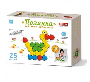 Мозаика Полянка Утка, 25 деталей (Stellar, 01048 CTEЛЛAPsim)