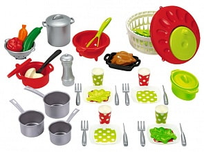 Smoby - набор игрушечной посуды (Ecoiffier, 2621)