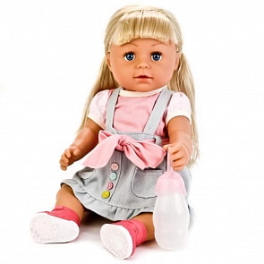 Интерактивная кукла Baby The Club 43 см, пьет и писает, с аксессуарами (Wei Tai Toys, T10744sim)