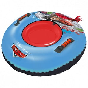 Тюбинг - надувные сани из серии Тачки Дисней с камерой и чехлом, 92 см. (1toy, Т57224)