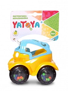 Машинка-неразбивайка сине-желтая (ЯиГрушка, 12019ЯиГ)