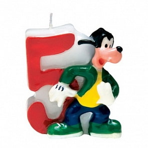 Объемная свечка Микки 5 лет (Procos, tp6145)