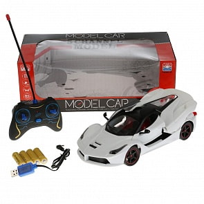 Машина радиоуправляемая на аккумуляторе, USB з/у, открываются двери и багажник (B1810548) (ассортимент)