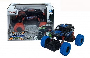 Инерционный Джип, масштаб 1:36, со световыми и звуковыми эффектами (Junfa Toys, T3602-1M) (ассортимент)