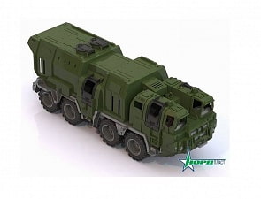 Тягач военный Щит с кунгом, 57,5 х 25 х 21,5 см. (Нордпласт, Н-257)