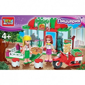 Конструктор Город Мастеров - Пиццерия (Город Мастеров, AA-2057-Rsim)