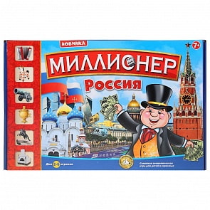 Настольная игра - Миллионер. Россия (Играем вместе, B1724407-R)