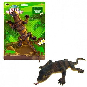 Фигурка из серии Юный натуралист – Ящерица, термопластичная резина (Abtoys, PT-01180)